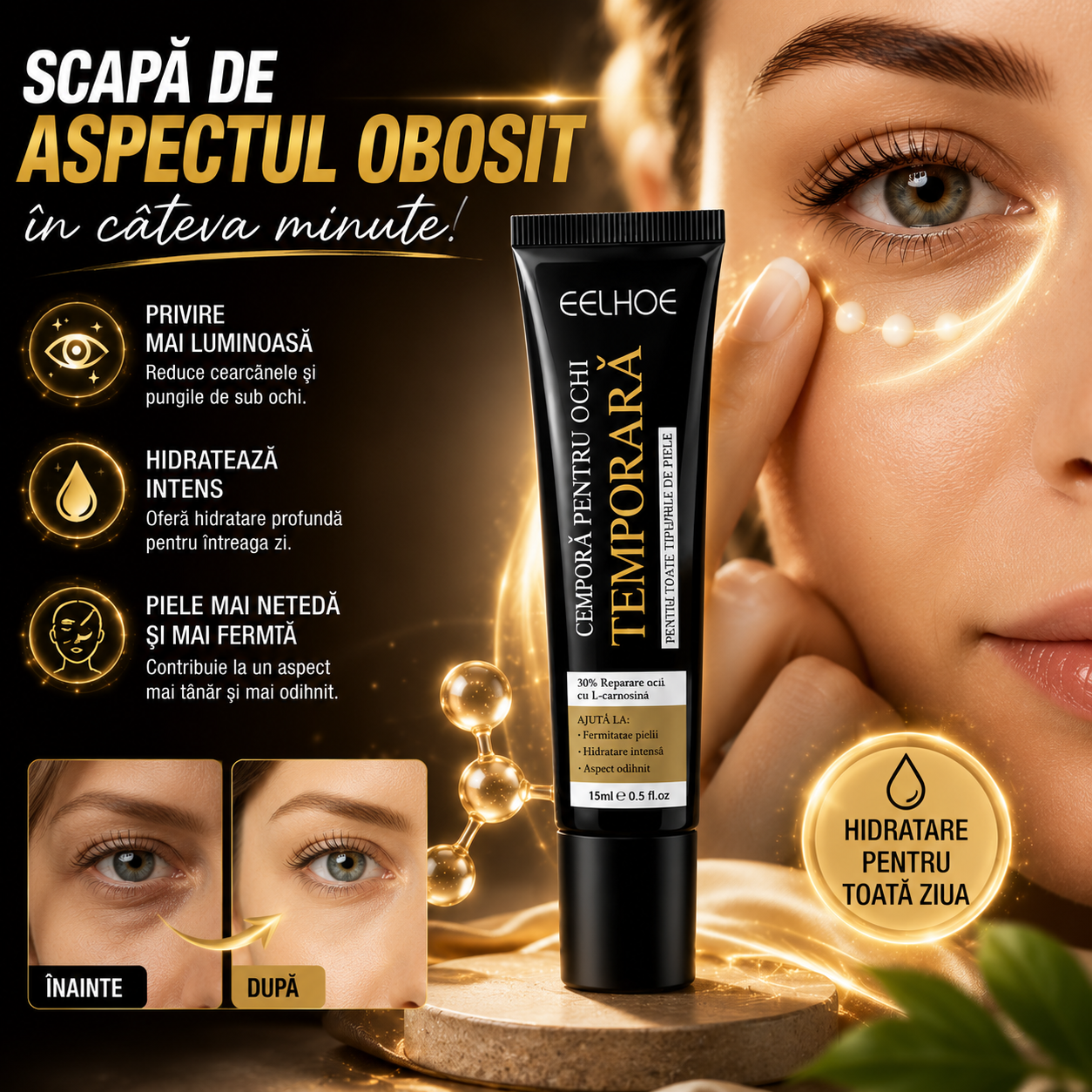 Cremă Anti-Cearcăne EyeFresh™