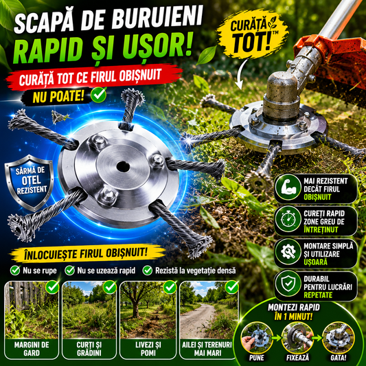 Disc Pentru Motocoasă CurățăTot™