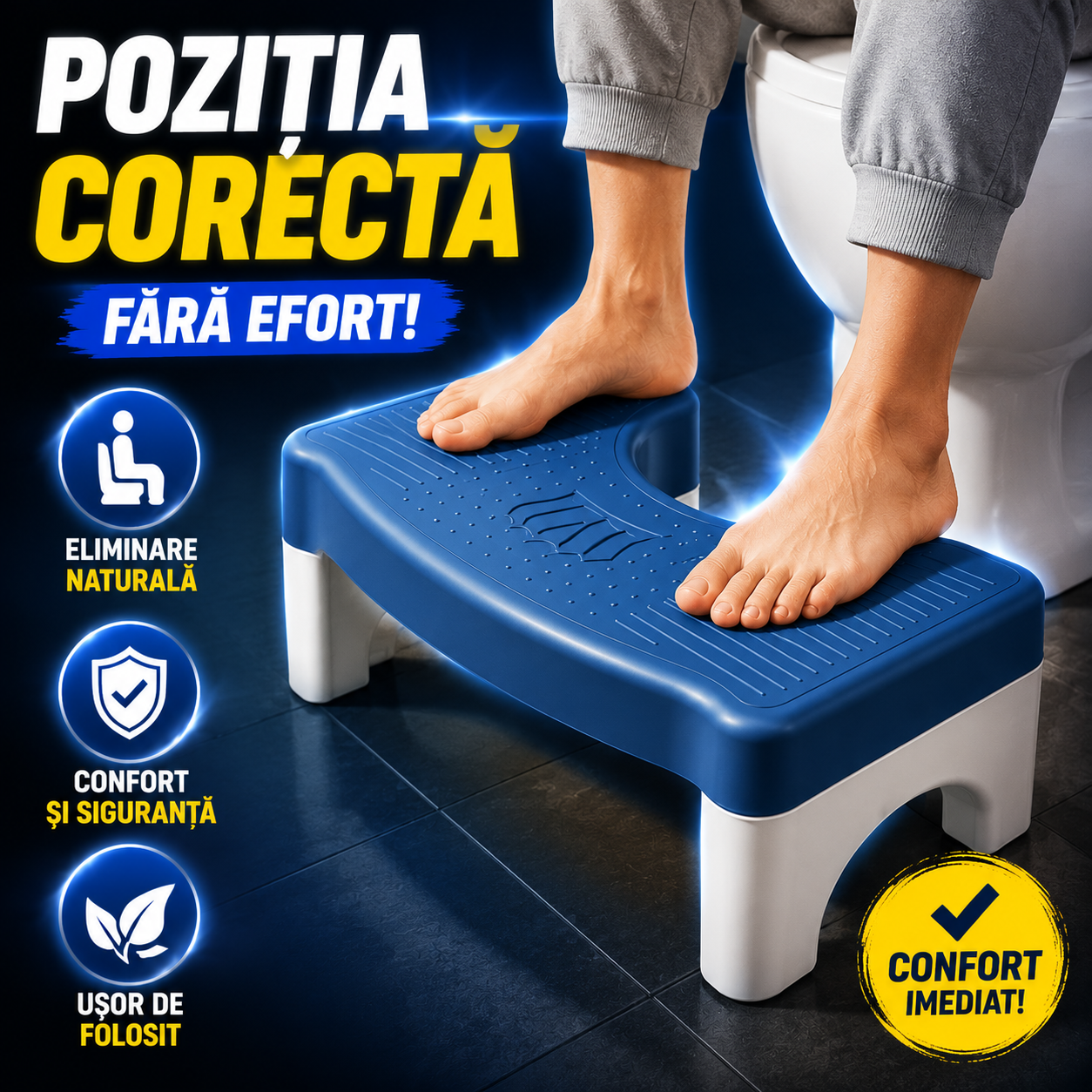 Suport Pentru Picioare La WC EasySit™
