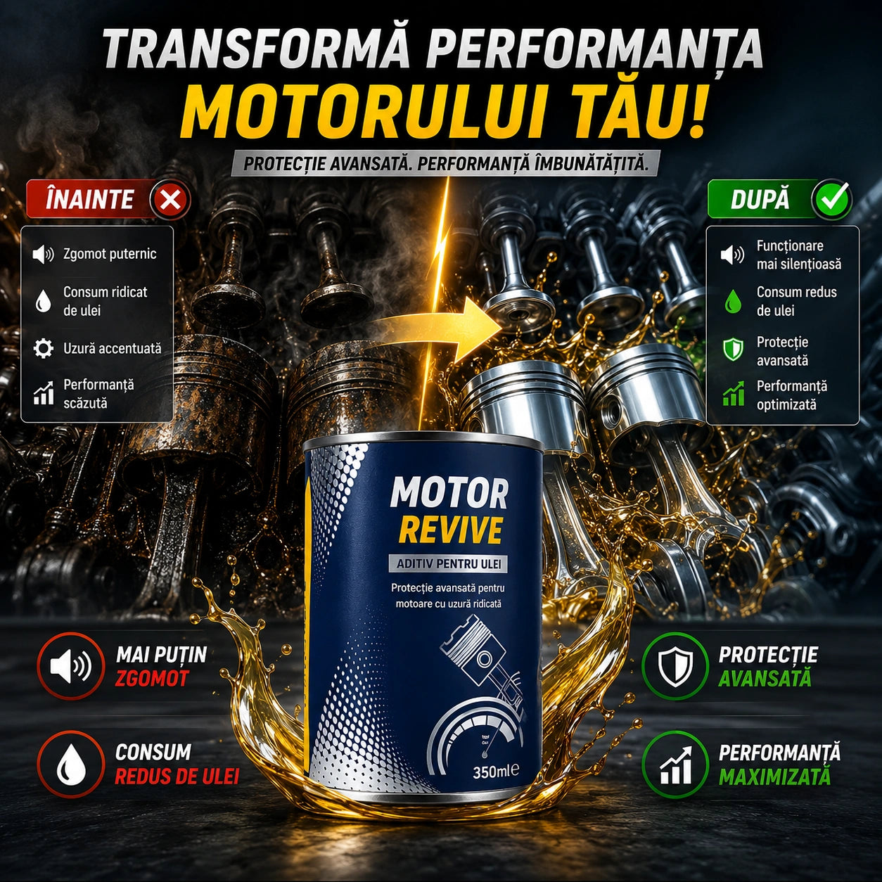 Tratament Și Protecție Pentru Motorul Tău- MotorRevive™